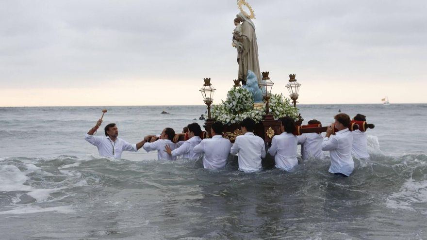 EN IMÁGENES: Así fue la procesión de la Virgen del Carmen en Salinas