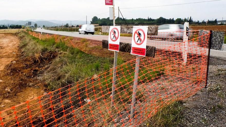 Les obres han començat a l&#039;accés sud de Pontós.