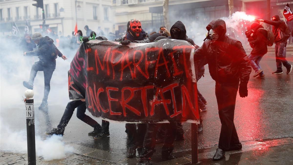 protestas en francia