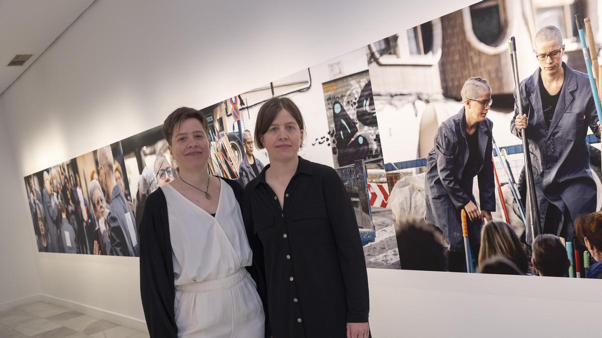 Las artistas gemelas Art al Quadrat en el CAAM.