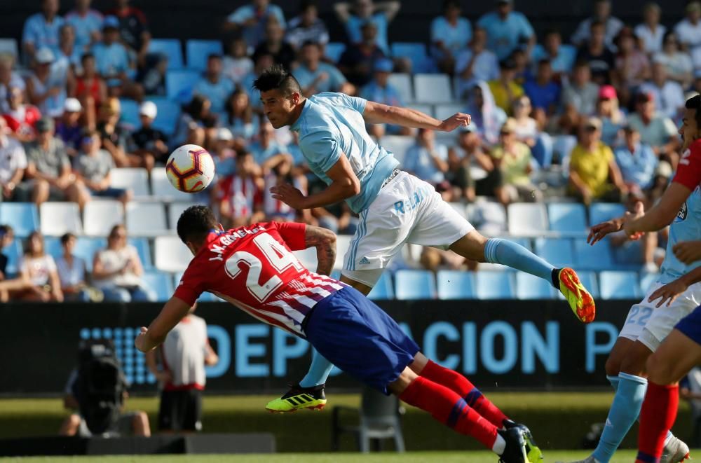 Intensidad a flor de piel en el duelo entre celestes y rojiblancos en el estadio de Balaídos.