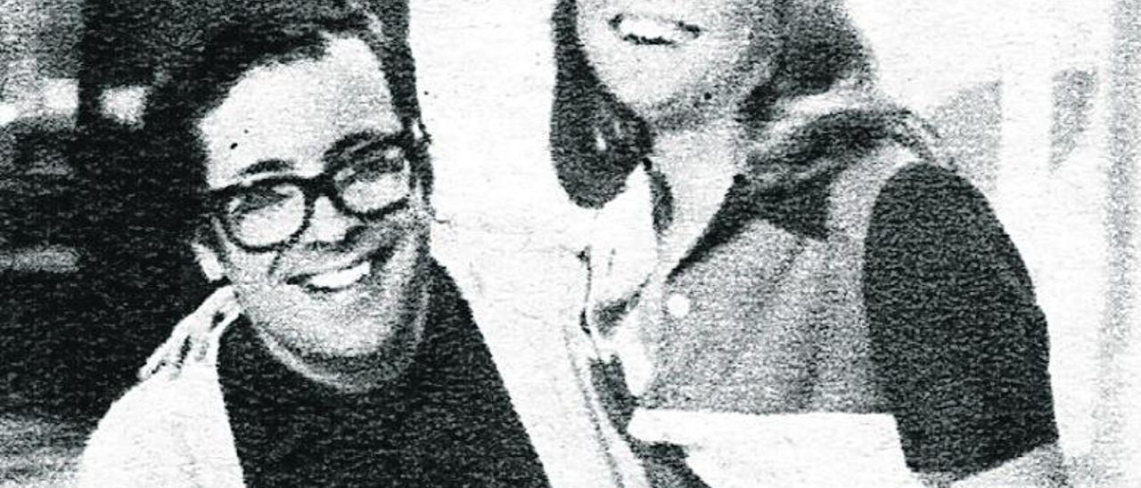 Chicho Ibáñez Serrador con Blanca Estrada.