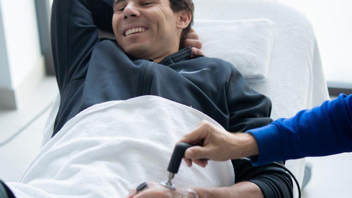 El tenista Rafa Nadal es uno de los deportistas de élite que confía en Indiba.