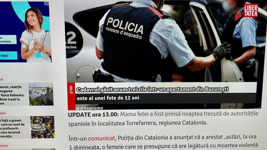 En libertad la mujer detenida en Lleida por la investigación del asesinato de su hija en Rumanía