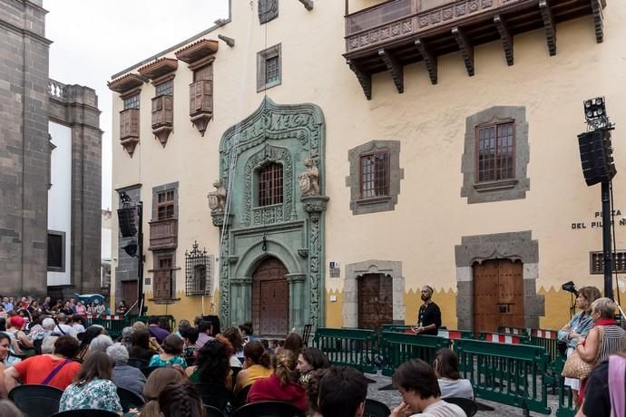 'Los Amantes del  Cielo', de Temudas Fest, en la Plaza del Pilar Nuevo