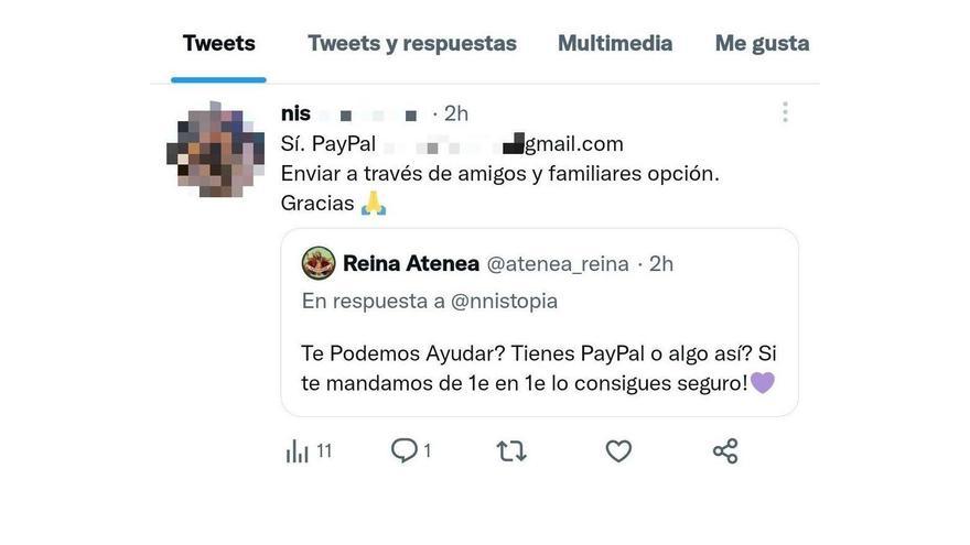 Suplantan en redes a la joven que intentó suicidarse en Alicante para pedir donaciones