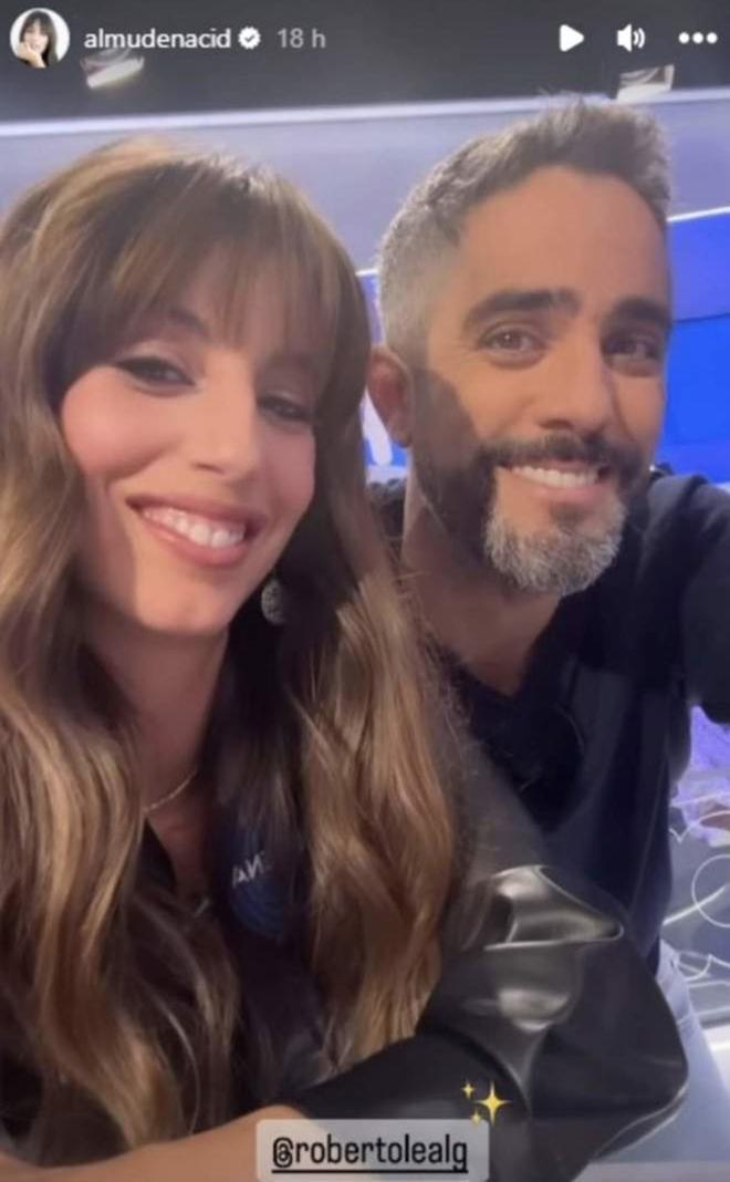 Almudena Cid y Roberto Leal