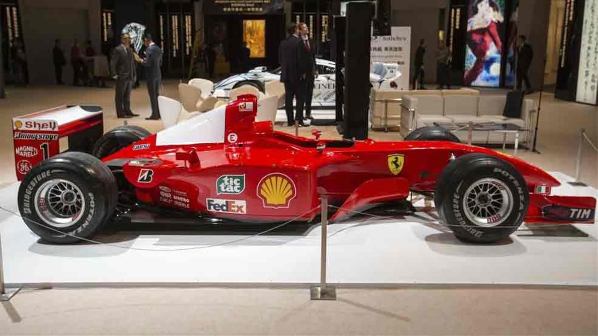 Este es el Ferrari de Schumacher que ha sido subastado