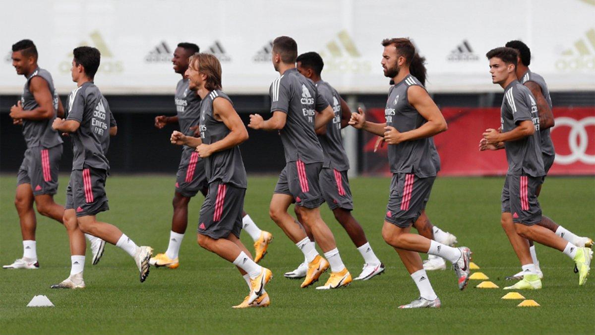 El Real Madrid preparó el primer partido de Liga ante la Real Sociedad