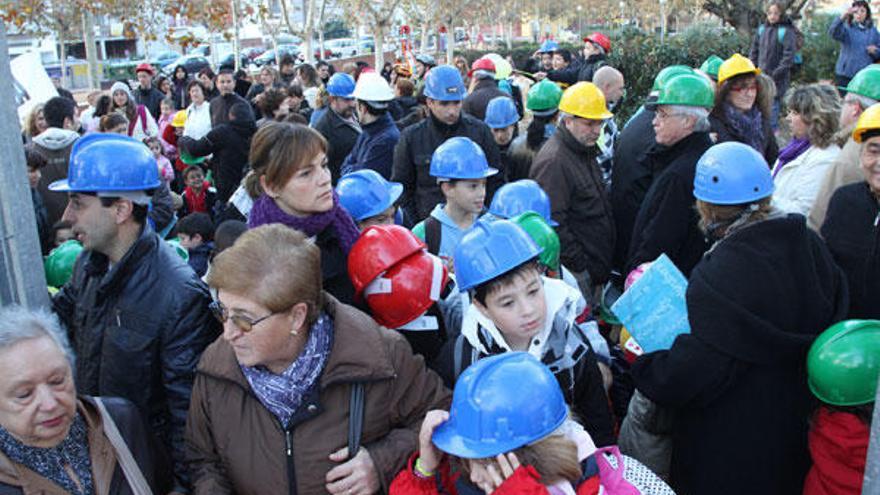 L&#039;última protesta pel nou centre.