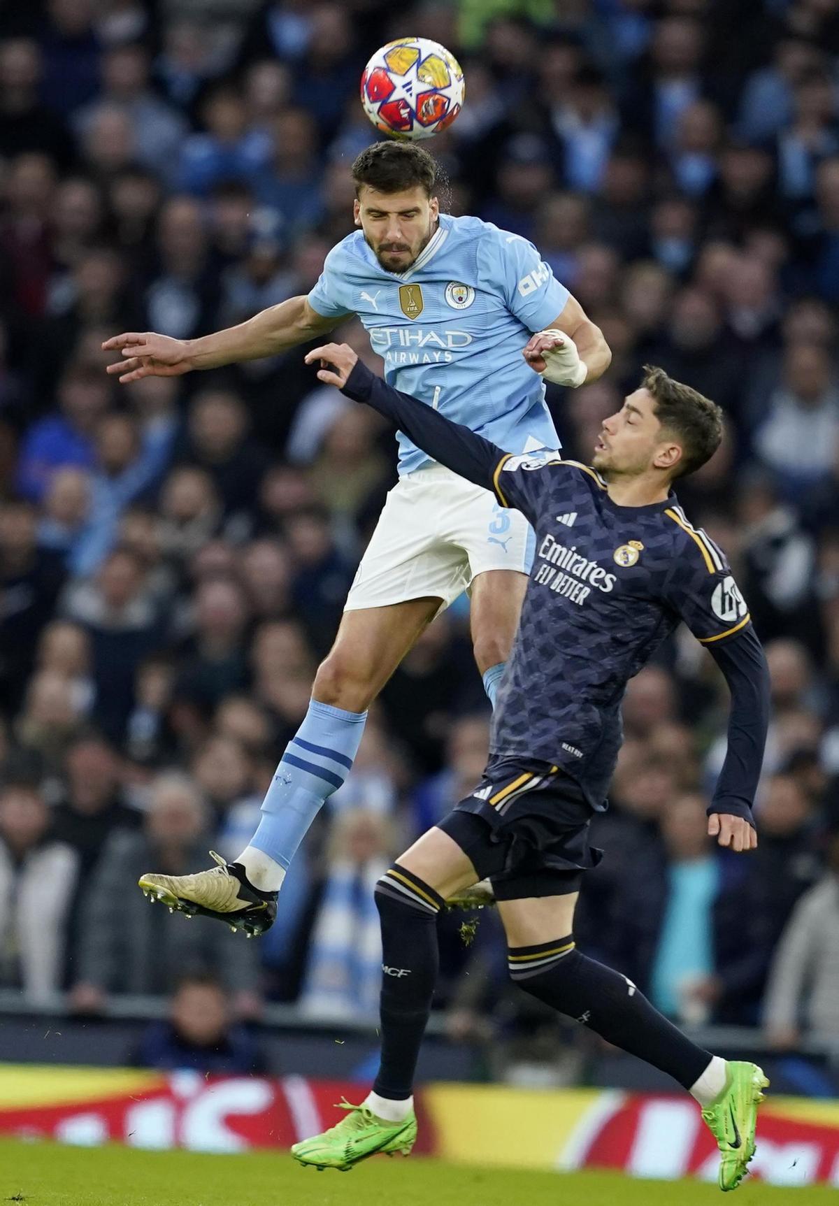 Manchester City - Real Madrid, la vuelta de cuartos de final de la Champions League, en imágenes.