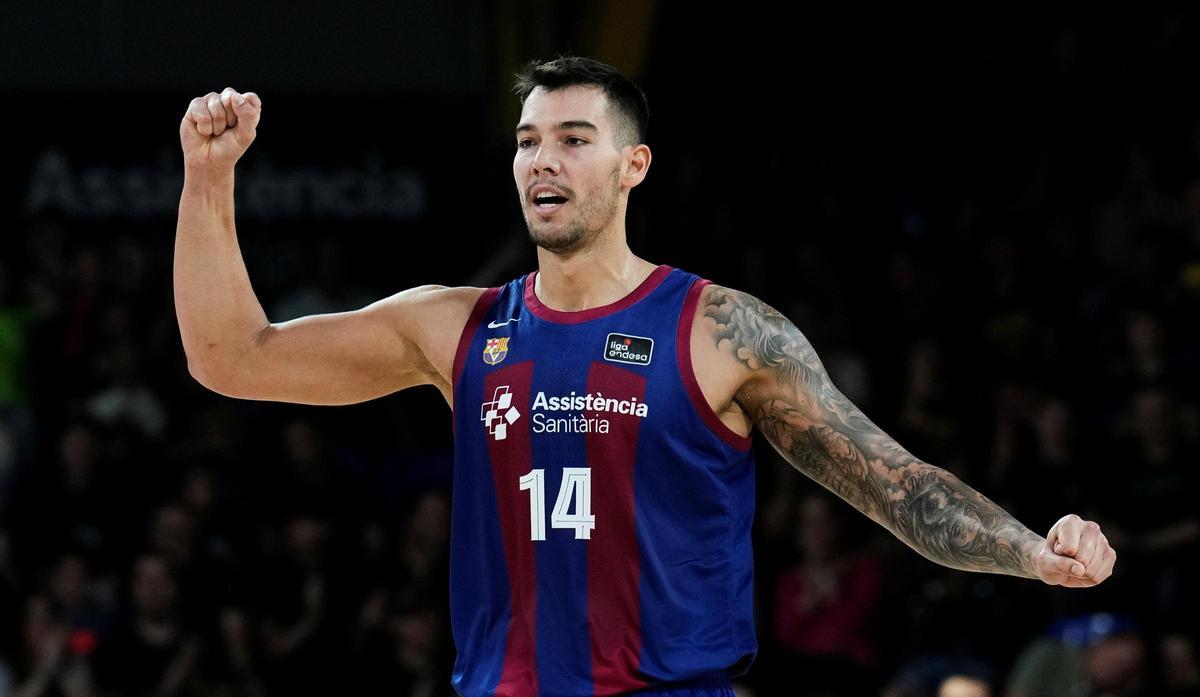 Willy Hernangómez reconoce que está feliz en el Barça y que le queda mucho margen de mejora