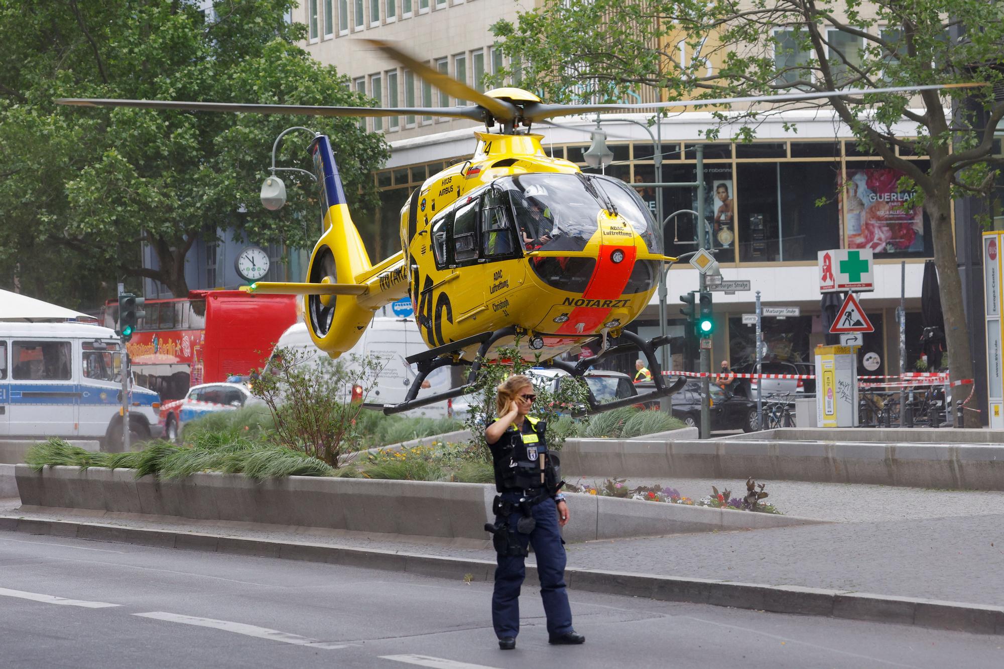 Car crashes into a group of people in Berlin