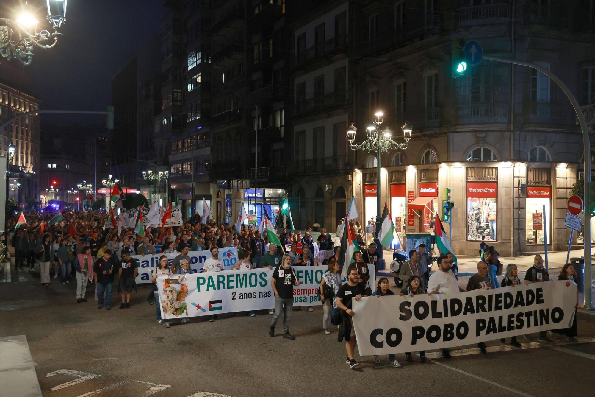 Vigo continúa en pie contra el genocidio de Israel sobre Palestina