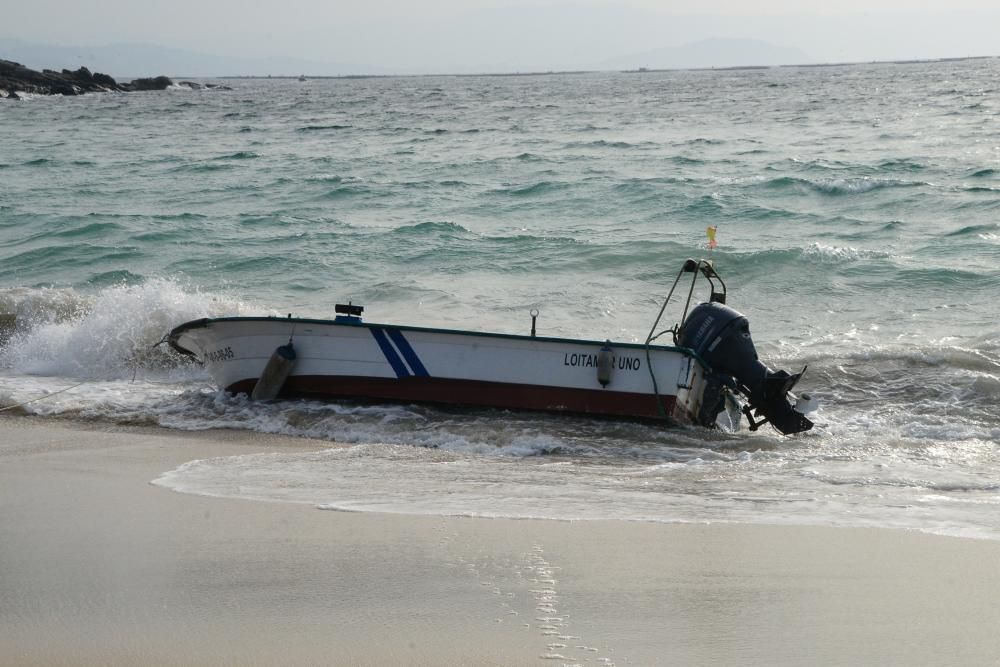 Un pescador resulta herido en la playa de Nerga