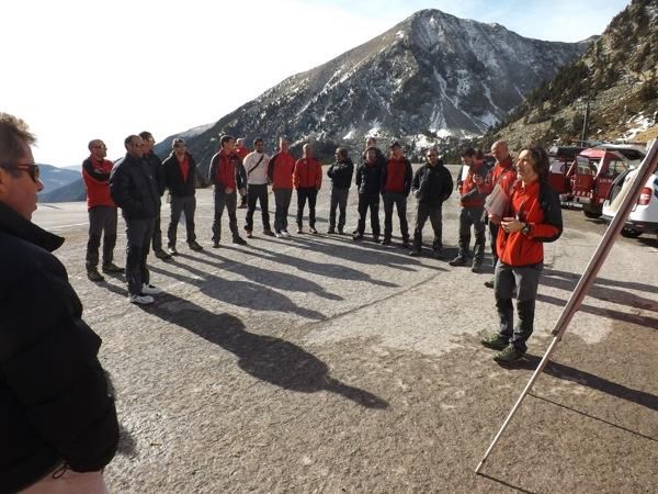 Simulacre de rescat a Vallter