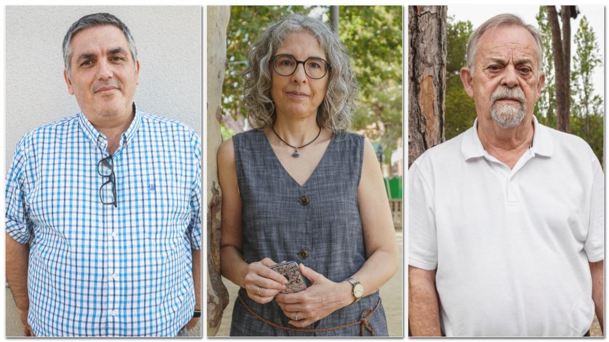 Miquel Jiménez, Rebeca Galán y Antonio López, tres testimonios vecinales que aportan su opinión sobre los refugios climáticos en plena ola de calor