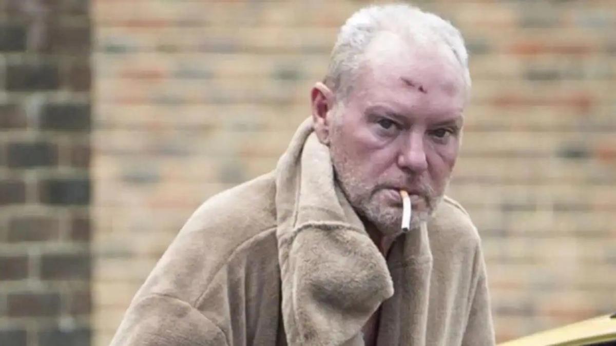 Paul Gascoigne, exfutbolista inglés, en unas fotos desveladas por 'The Sun' en 2016 en su peor momento.