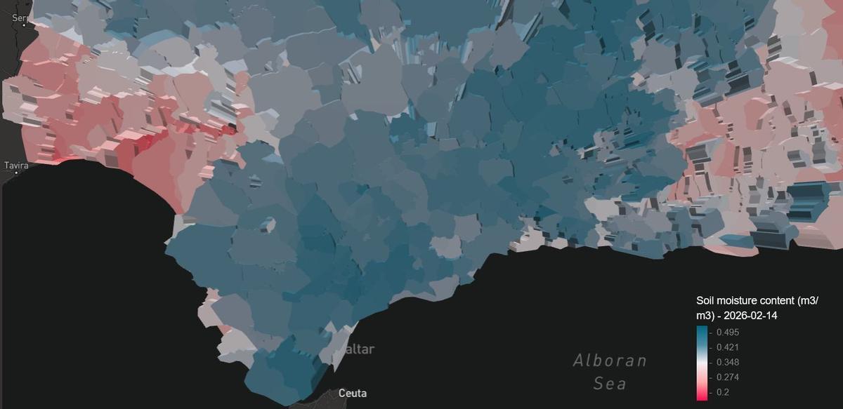 Situación de las reservas de agua en el subsuelo.