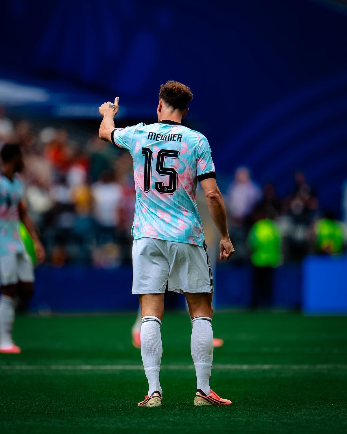 Meunier en la victoria de Bélgica