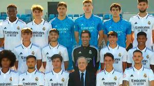 Florentino Pérez anima al Castilla en su lucha por el ascenso a Segunda División