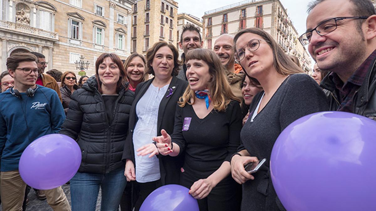 L’Ajuntament de Barcelona se suma a la ’vaga’ mundial de dones