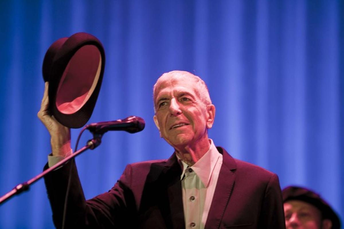 Leonard Cohen, en una actuació al Palau Sant Jordi, el 21 de setembre del 2009.