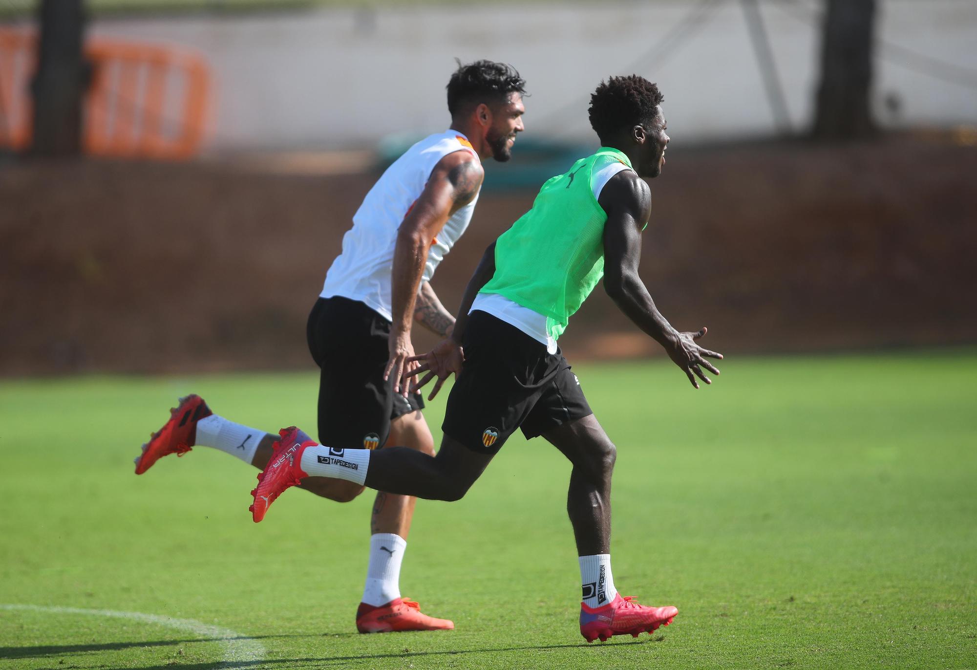 Así ha sido el entrenamiento de hoy del Valencia CF