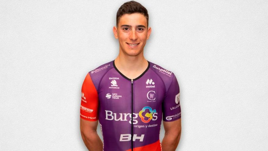 Manuel Peñalver, con el maillot del Burgos_BH