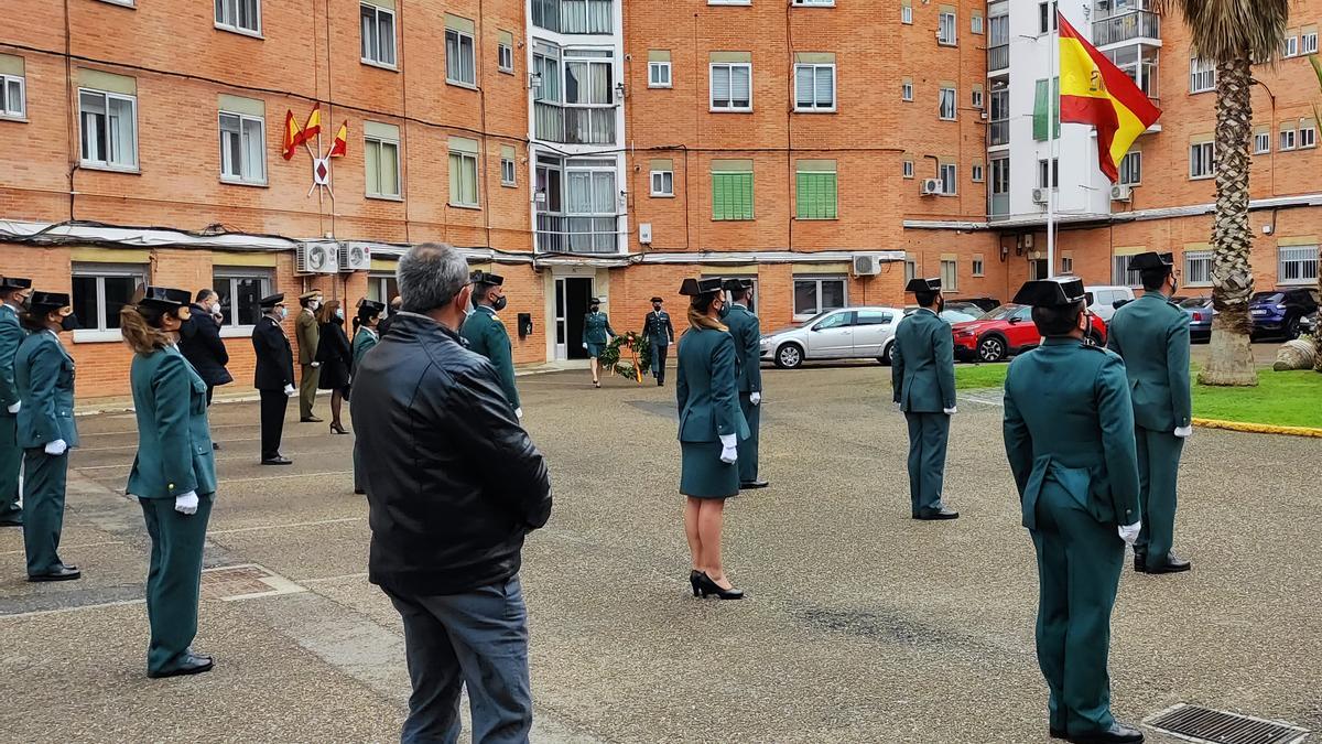 Acto en la Comandancia de la Guardia Civil de Zamora en una imagen de archivo.