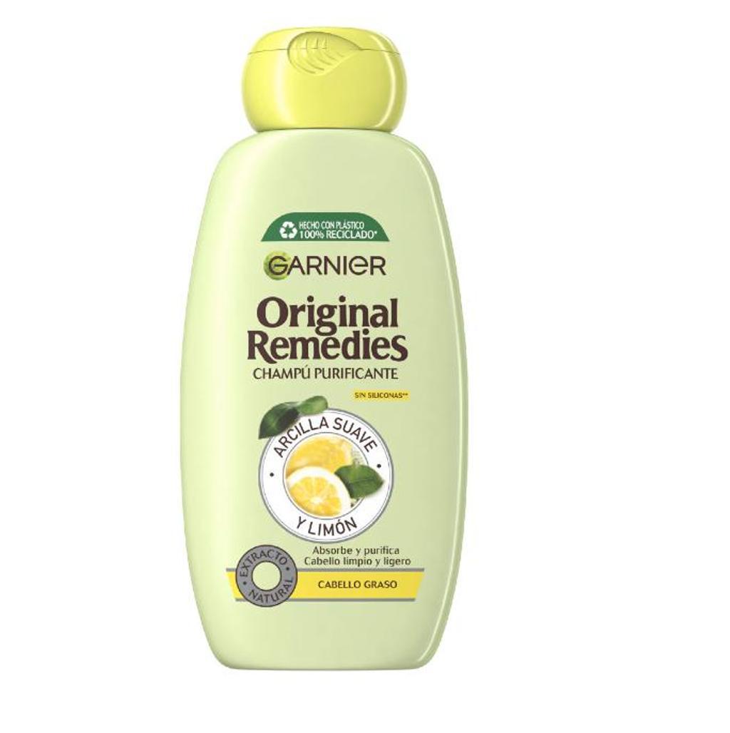 Champú pelo graso Arcilla Suave y Limón Original Remedies Garnier 300ml