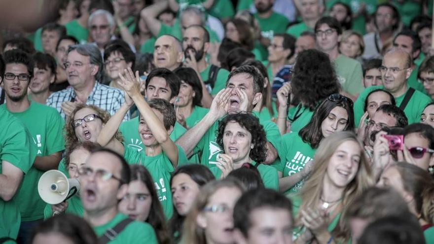 Manifestación contra la LOMCE hace tres años.