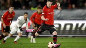 Rennes - Milan: El hattrick de Benjamin Bouchouari