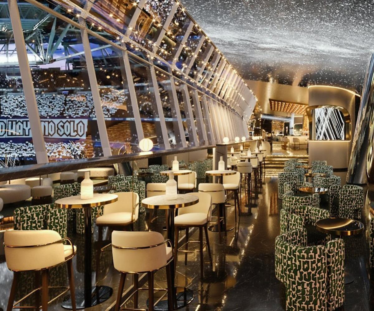 SkyBar del Santiago Bernabéu.