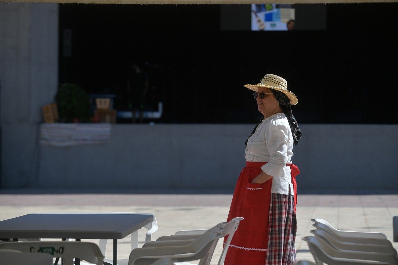 Las chácaras y tambores llenan las calles de Gran Canaria de norte a sur por el Día de Canarias