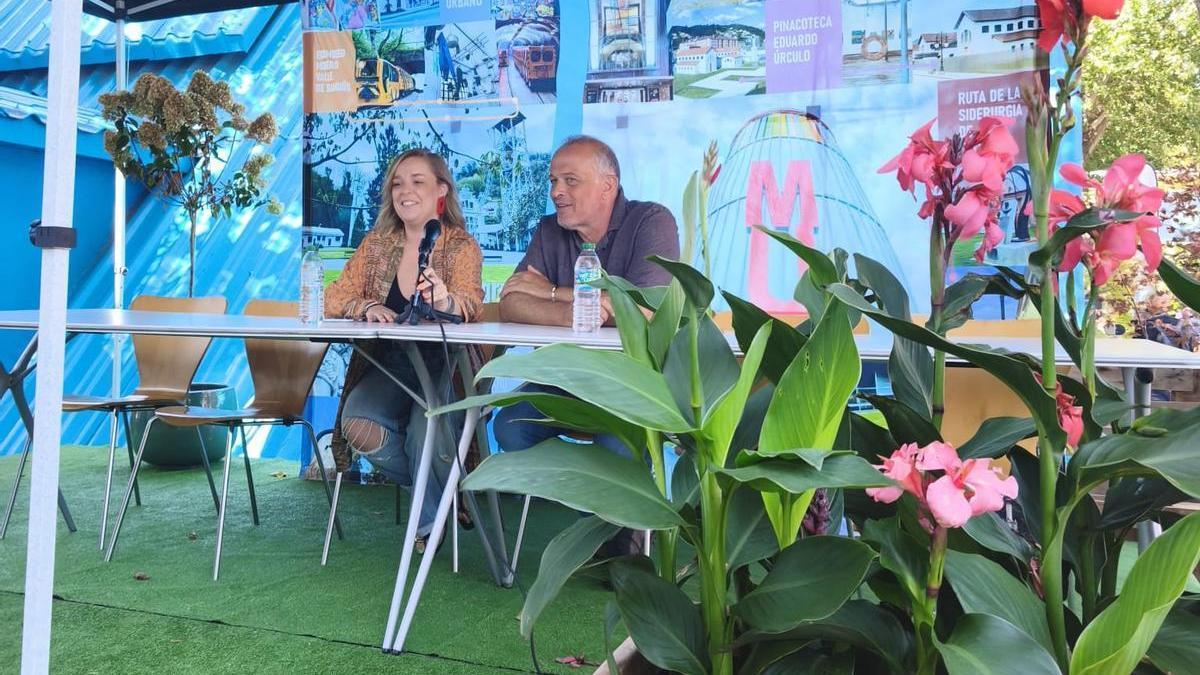 Marina Casero y Enrique Granda en la presentación del festival.