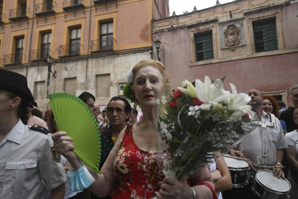 Romería de Murcia: ambiente previo y salida de la Fuensanta de la Catedral