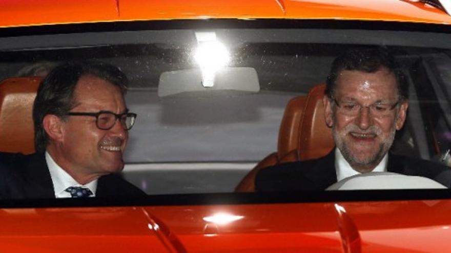 Rajoy y Mas ‘aparcan’ el tema soberanista