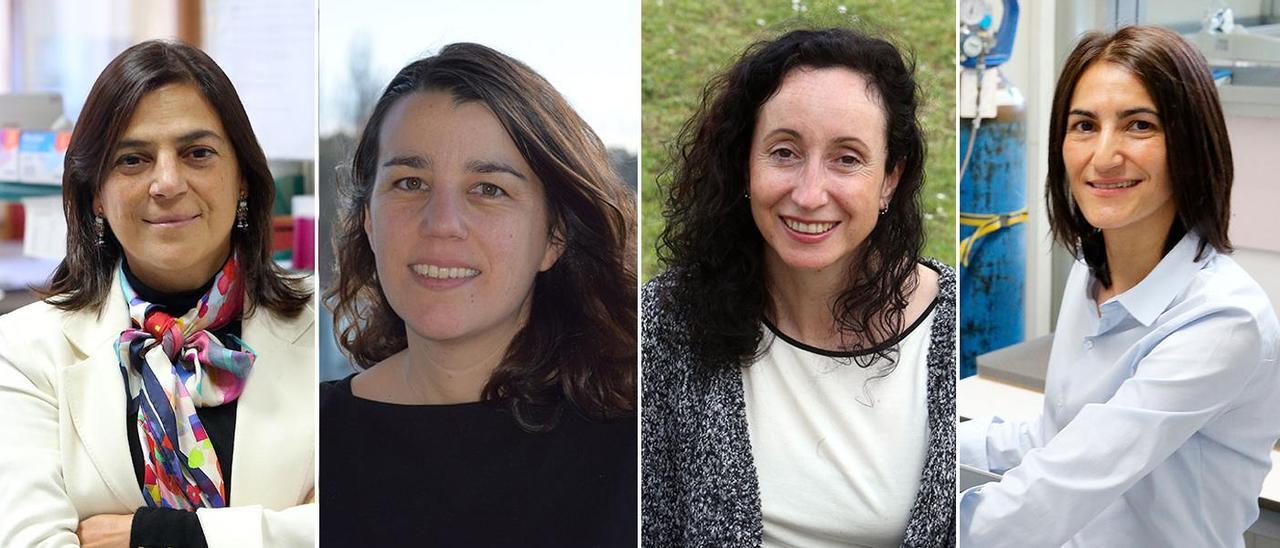 De izquierda a derecha: Diana Valverde, Elena Ojea, Rebeca Díaz y Verónica Salgueirino