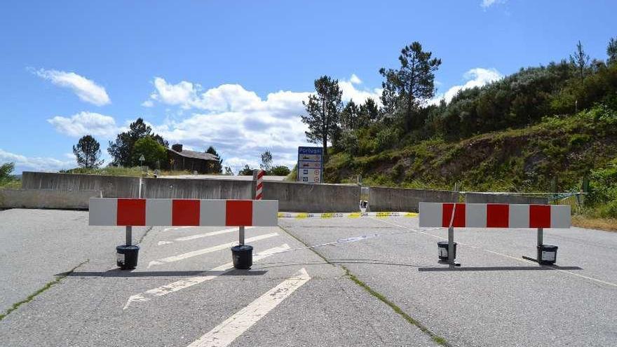 Frontera de Calabor con Portugal, cortada por la pandemia.