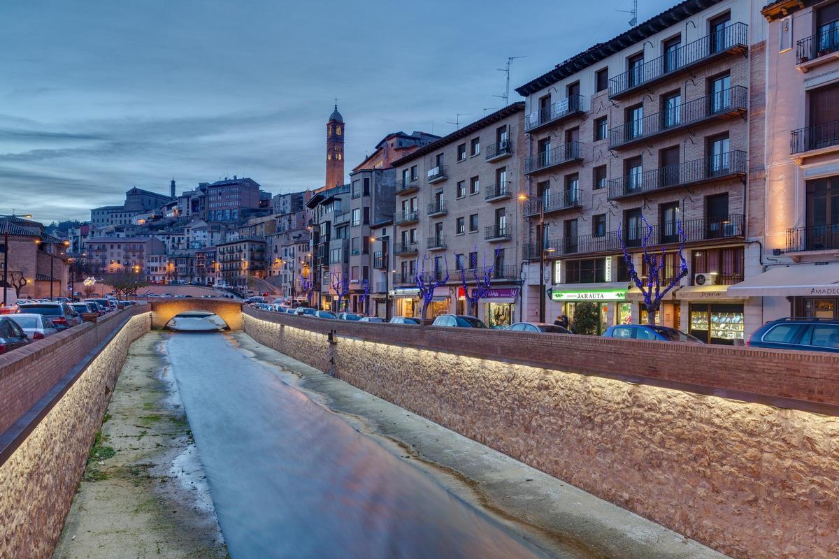 El Queiles a su paso por Tarazona