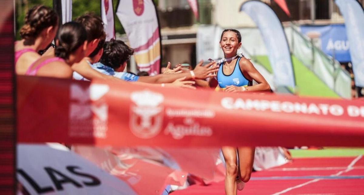 Adriana Solanes Valero, en una competición