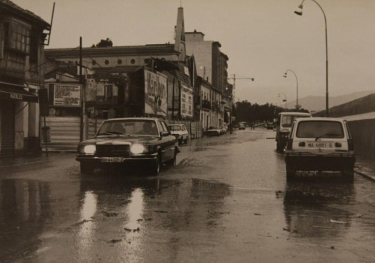 Inundaciones en Málaga en 1989