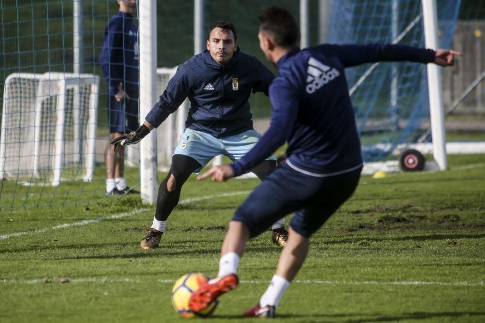 Primer entrenamiento del Real Oviedo del 2018