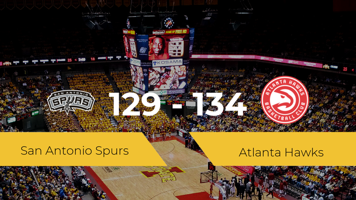 Triunfo de Atlanta Hawks ante San Antonio Spurs por 129-134