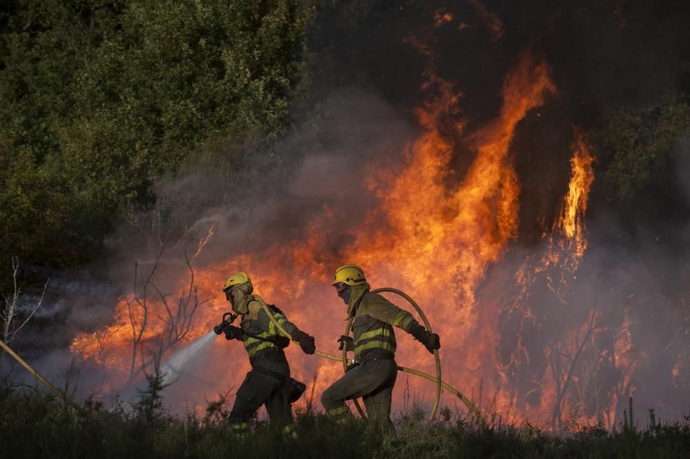 Nueva ola de incendios en la provincia de Ourense