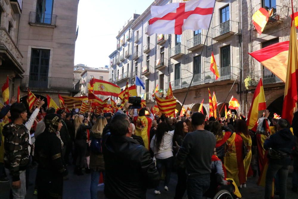 Manifestació unionista a Girona.