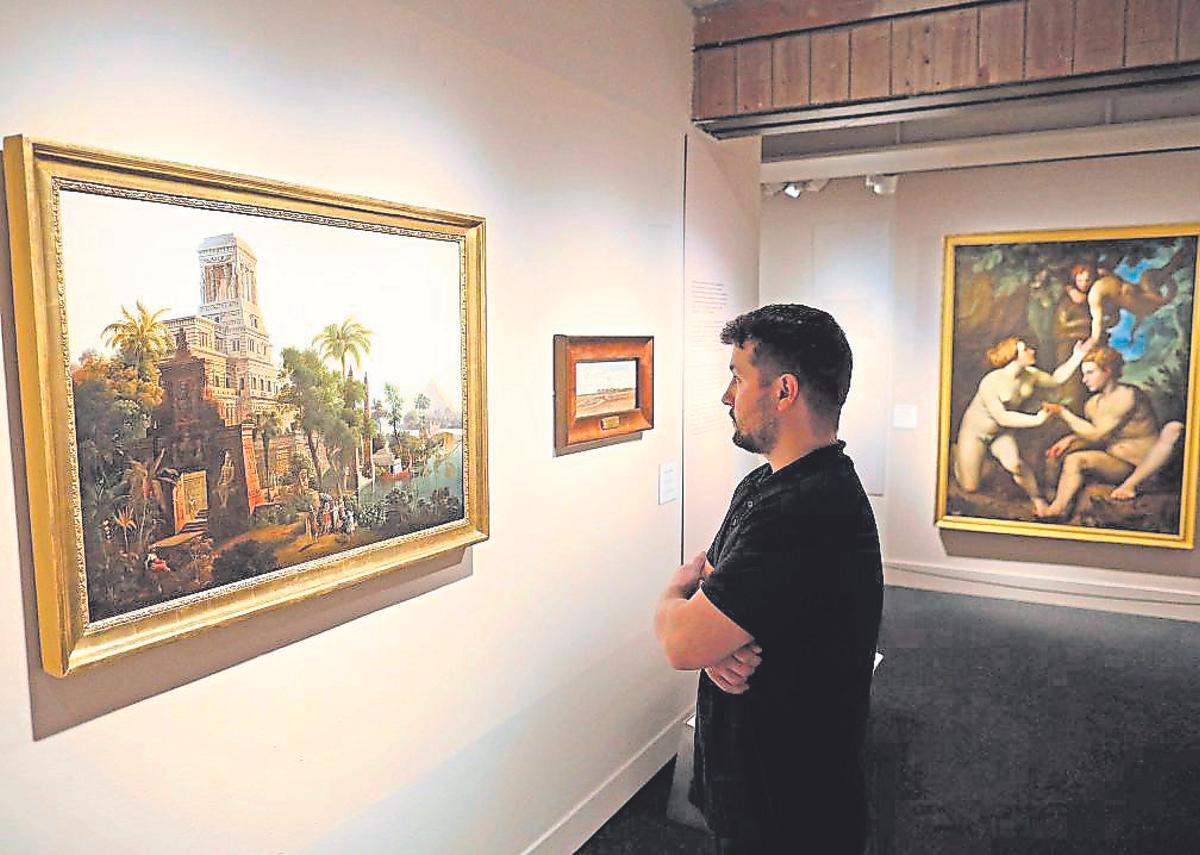 Un dels jardins del quart àmbit, al CaixaForum Girona