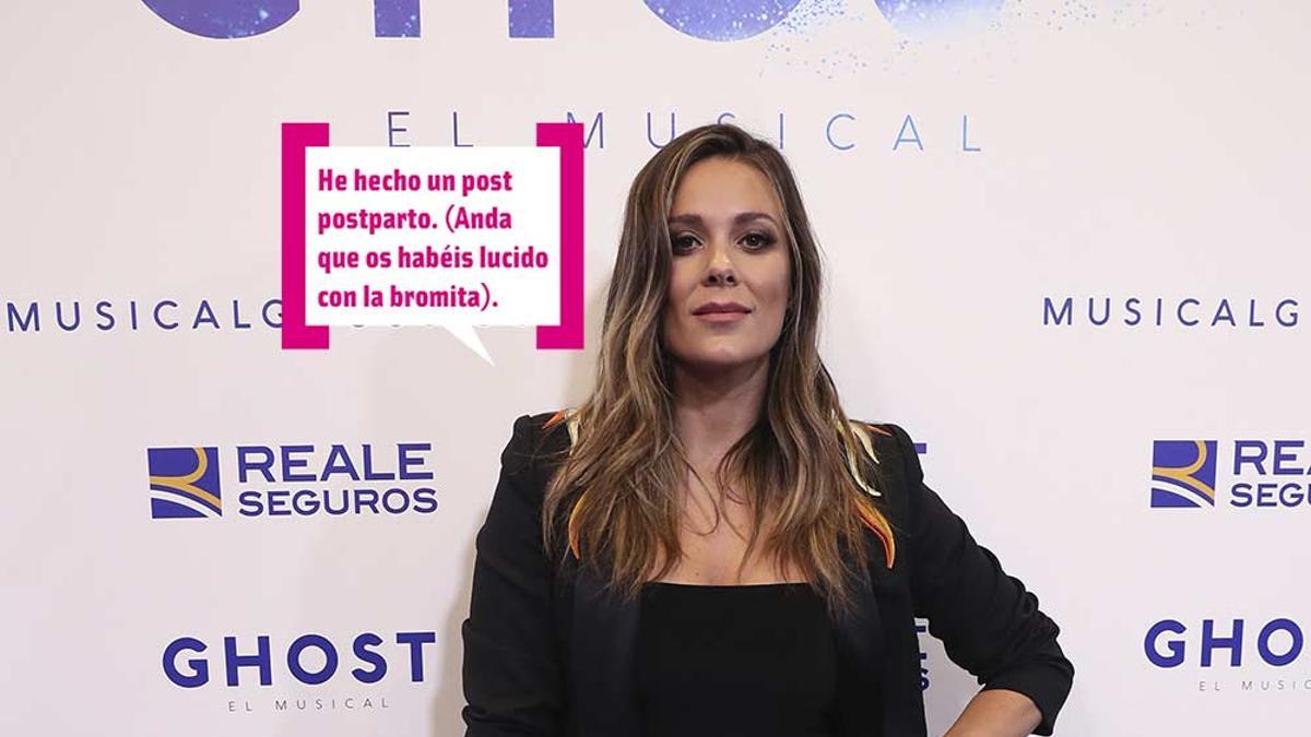 Lorena Gómez muestra su barriga una semana después de dar a luz