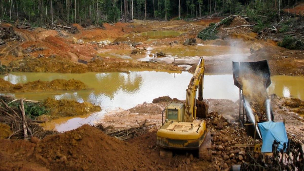 La minería de oro es aún peor que la de excavación, según el estudio